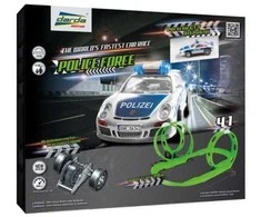 Darda Policijos pajėgos, Transporto priemonė ir bėgių rinkinys, 5 metai, Mėlyna, Žalia, Pilka