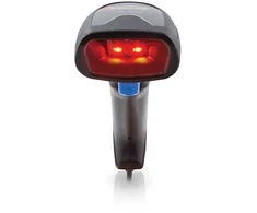Datalogic QuickScan 2500, rankinis brūkšninių kodų skaitytuvas, 1D/2D, lazerinis, laidinis, klaviatūros pleištas, RS-232, USB, juodas