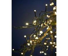 4IQ LED lempučių girlianda, 300 LED, 25m, šilta balta
