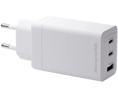 Dbramante1928 Didelio našumo - IT - ES belaidžio ryšio įkroviklis - 2xUSB-C 70W 1xUSB-A - baltas
