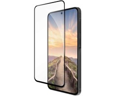 dbramante1928 eco-shield - Galaxy A37 - Juodas Edge, Samsung, Galaxy A37, atsparus įbrėžimams, permatomas, juodas, 1 vnt.