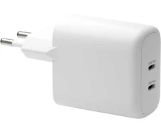 dbramante1928 – „Re-charge Pro“ – ES sieninis įkroviklis – 2x USB-C 30W – baltas