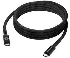 dbramante1928 įkraunamas IT – kabelis – BRD – 2 m USB-C/USB-C 100W – Juodas, 2 m, USB C, USB C, juodas