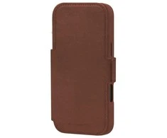 Dėklas dbramante 1928 Lynge MS - odiniai „iPhone 17 Pro Max“ dėklai, suderinami su „MagSafe“ (tamsiai rudos spalvos)