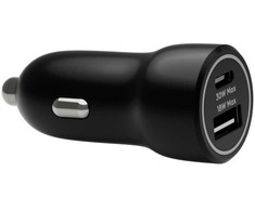 Įkroviklis dbramante dbramante1928 re-charge - Maitinimo šaltinis automobilinis - 30 Watt - 2 wyjścia (USB-C, USB) - juoda