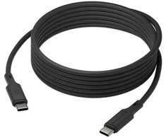 dbramante1928 įkraunamas IT – kabelis – 3 m USB-C/USB-C 100W – Juodas, 3 m, USB C, USB C, juodas