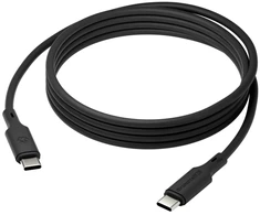 „dbramante1928 IT - EU W. Charger - 100W + 2m C-C TPE cable - BLK“, skirta naudoti patalpose, kintamosios srovės, juodas