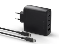 dbramante1928 IT - EU W. įkroviklis - 140W + 2m C-C TPE kabelis - BLK, viduje, AC, juodas