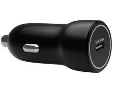 dbramante1928 įkroviklis - automobilinis įkroviklis USB-C 30W - Juodas, automatinis, cigarečių žiebtuvėlis, juodas