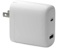 dbramante1928 „recharge Pro“ – CA įkroviklis, USB-C, 65 W + USB-A, 18 W, skirtas naudoti patalpose, kintamosios srovės, baltas