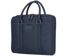 Dbramante1928 Krepšys dbramante Stelvio Slim Bag Pure - Krepšys na laptopa 14'' ze skóry licowej, tamsiai mėlyna