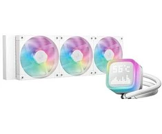 DeepCool LP360 Kompiuterio dėklas, Processor All-in-one liquid cooler 12 cm Baltas 1 pc(s)