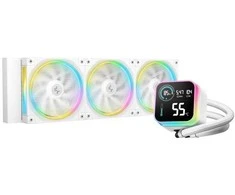 „DeepCool LQ360 WH“ procesoriaus skysčio aušinimo komplektas 12 cm Juodas 1 vnt.