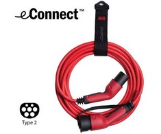 Įkroviklis Defa Kabelis ładujący eConnect Raudona Mode3 32A/3 fazy/Typ 2/7,5m