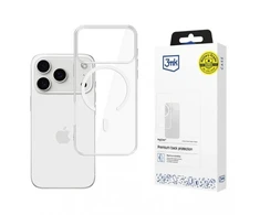 Dėklas 3mk „Armor MagCase“, skirtas „iPhone 17 Pro“ – skaidrus