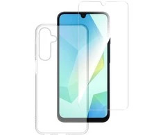Telefono apsaugos rinkinys 4smarts 360°, skirtas Samsung Galaxy A16 (dėklas ir stiklas)