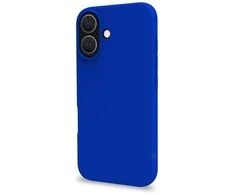 Dėklas Celly Cromo Soft rubber case iPhone 17e / 16e Blå