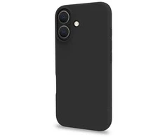 Dėklas Celly Cromo Soft rubber case iPhone 17e / 16e Svart