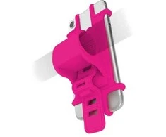Telefono laikiklis Dviračiui Celly EASYBIKEPK Rožinė Silikoninis