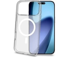 Celly „Gelskinmag“ TPU dėklas, suderinamas su „MagSafe“, iPhone 17 Pro Max, skaidrus