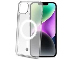 Celly „Gelskinmag TPU“ dėklas, suderinamas su „MagSafe“, iPhone 15, permatomas