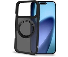 Celly „Magstand“ su „MagSafe“ suderinamas dėklas su žiedo laikikliu „iPhone 17 Pro“, juodas