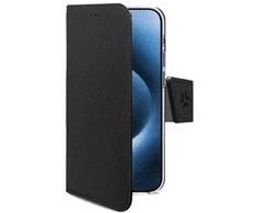 Celly WALLY, Piniginės dėklas, Apple, iPhone 17 Pro, 16 cm (6,3"), Juodas