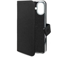 Dėklas Celly WALLY, Wallet case, Apple, iPhone 16e, 15.5 cm (6.1"), Juodas