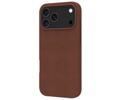 Dėklas dbramante 1928 Roskilde MS - skórzane etui do iPhone 17 Pro Max kompatybilna su MagSafe (dark tan)