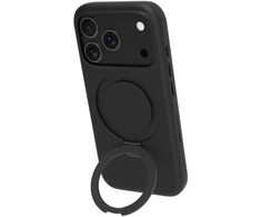 Dėklas D Bramante dbramante1928 Iceland Ultra - Tylny pokrowiec na telefon - odporny - stojak - kompatybilny su MagSafe - D3O, Kunststoff - juoda