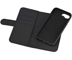 Deltaco MCASE-WIPSE2024, piniginės dėklas, Apple, appleiphonese 2024, appleiphone17e, 15,5 cm (6,1"), juodas