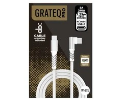 Screenor GRATEQ PRO USB-C - 90 USB-C 240W LAIDAS 2,25M