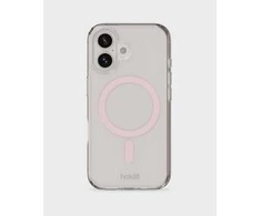 Dėklas HoldIt MagSafe, dangtelis, Apple, iPhone 16, 15,5 cm (6,1 colio), rožinis, skaidrus