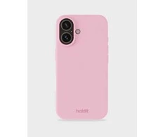 „HoldIt“ silikoninis dėklas, Apple, iPhone 16, 15,5 cm (6,1 colio), rožinis