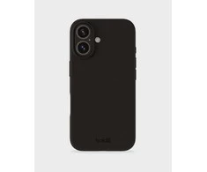 „HoldIt“ silikoninis dėklas, Apple, iPhone 16, 15,5 cm (6,1 colio), juodas