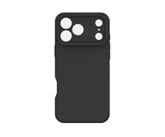 Dėklas ITSkins AVANA Velvet su MagSafe, skirta iPhone 17 Pro. Juoda