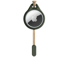 ITSKINS FERONIABIO dėklas, skirtas „Apple AirTags®“. Chaki žalias.