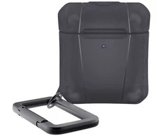 ITSKINS SPECTRUM FROST dėklas, skirtas „AirPods®“ (1-os ir 2-os kartos). Juodas.