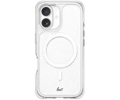 Dėklas Laut Aero Sparkle dėkals skirtas Apple iPhone 17, Crystal Sidabrinis