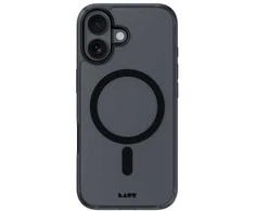 Laut Crystal Fluro dėklas skirtas Apple iPhone 17, Clear Juodas