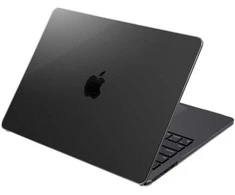 PICOM LAUT Slim Crystal-X - apsauginis dėklas, skirtas Macbook Air 13" M2 2022/M3 2024 (kristalas)