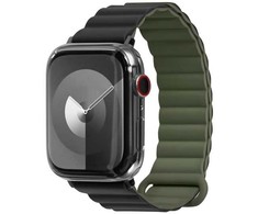 Dėklas Laut NOVI SPORT Navy Magnetic band for Apple Watch - juodas