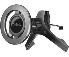Dėklas LogiLink Logilink Magnetic 3 taškų išmaniojo telefono laikiklis juoda