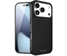 Dėklas Nevox StyleShell NYLO - iPhone 17/18 Pro, juodas