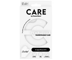 Panzer Glass „PanzerGlass CARE by ®“ madingas baltas orchidėjos spalvos dėklas iPhone 13 | 14, Dėklas, Apple, Apple - iPhone 13, Apple - iPhone 14, Baltas