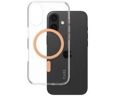 PanzerGlass Flagship Apple iPhone 16 6.1 Panzer Glass CARE " persikų / persikų MagSafe 1373
