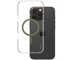 Panzer Glass Care by PanzerGlass Flagship Apple iPhone 16 Pro Max 6.9" dėklas telefonui žalios spalvos MagSafe 1372