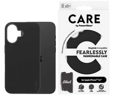 Panzer Glass CARE by PanzerGlass Fashion Case Apple iPhone 16 6.1" dėklas telefonui juodos spalvos/dėklas telefonui juodos spalvos MagSafe 1377