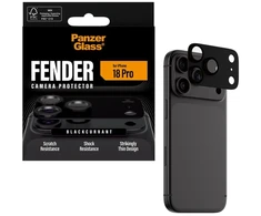 Panzer Glass Grūdintas stiklas na objektyvas PanzerGlass Fender Camera Protector do iPhone 18 Pro juoda porzeczka