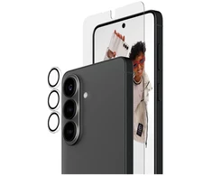 Panzer Glass PanzerGlass Hoops 2-in-1 Ultra-Wide Fit Glass + Lens Protection Set for Samsung Galaxy S26+ Brown
